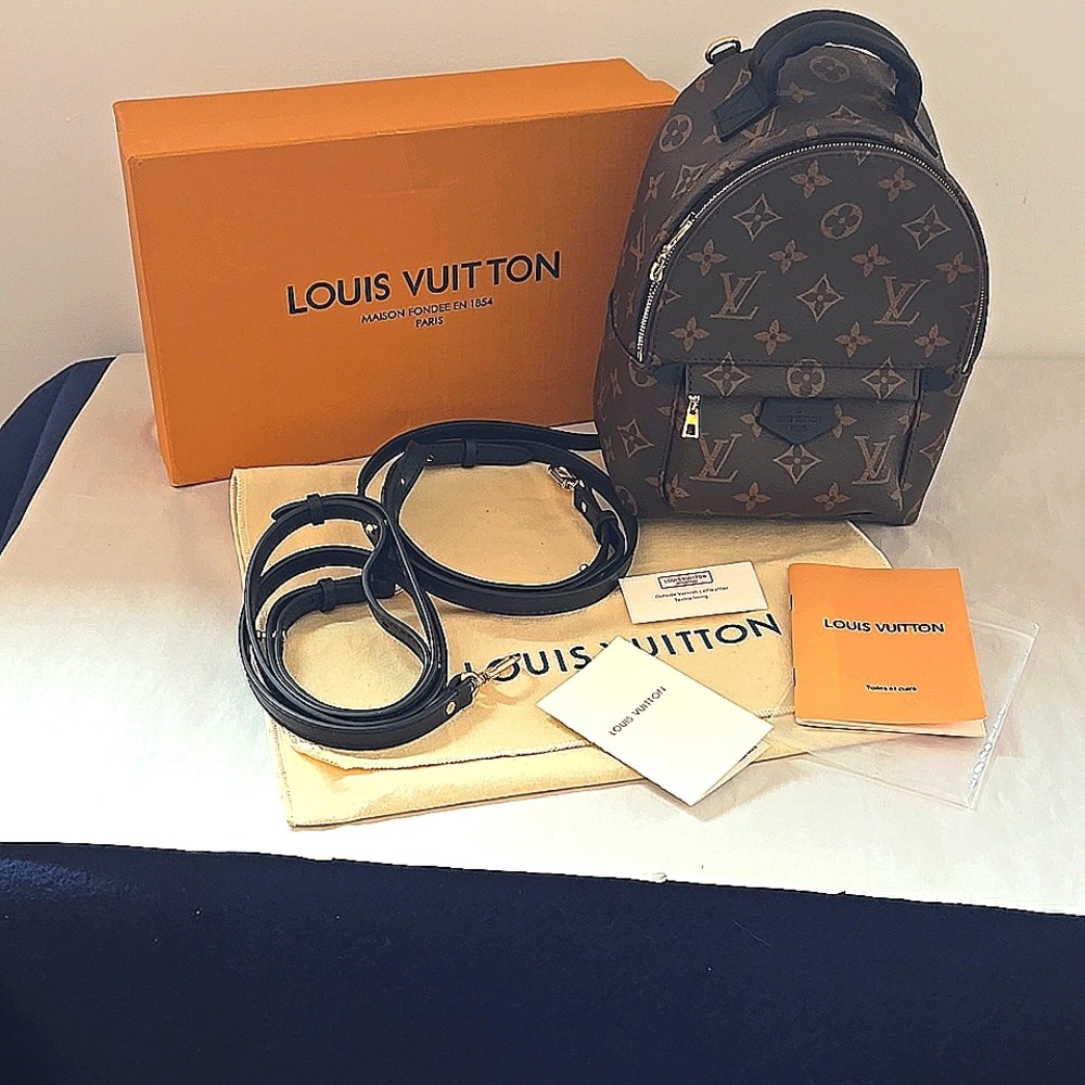 Louis Vuitton Palm Spring Mini Back Pack  Original Box, Dust Bag & Paperwork NEW